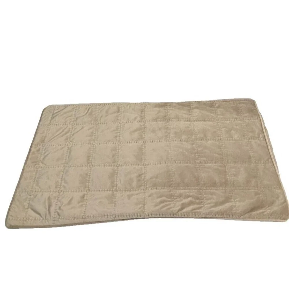Brooks Brothers Single Pillowcase‎ Beige Square Theme Minimalist Home Aesthetic